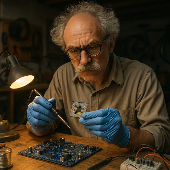 He Built a Semiconductor Factory in His Garage