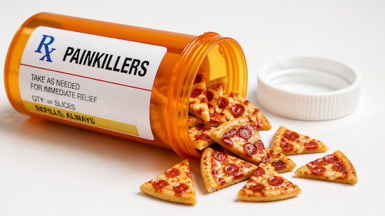Pizza, Panic, and Painkillers