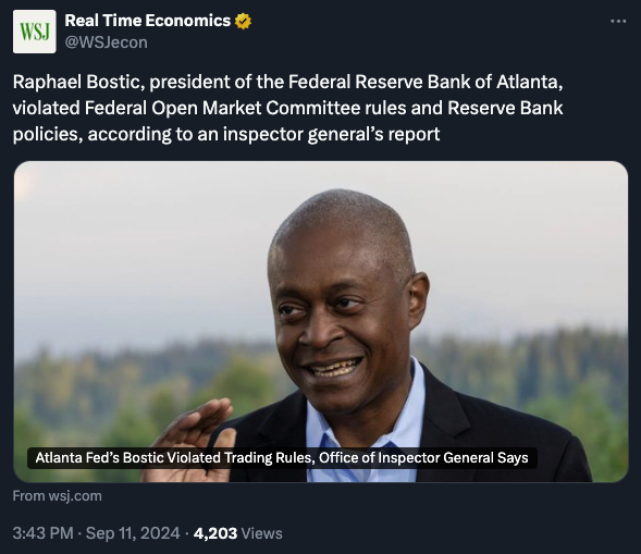 Real Time Economics Tweet