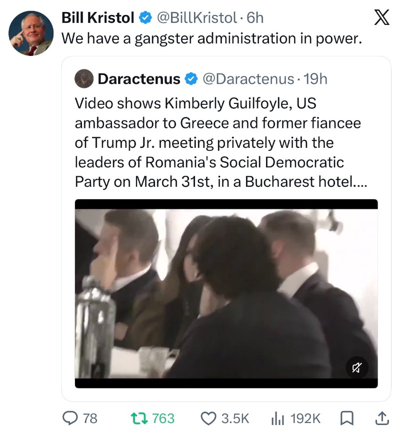 Bill Kristol Tweet
