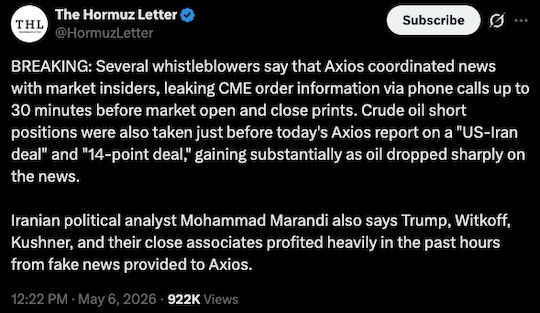 Hormuz Letter