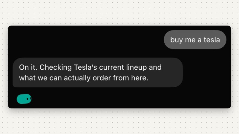 Chat buy me a tesla