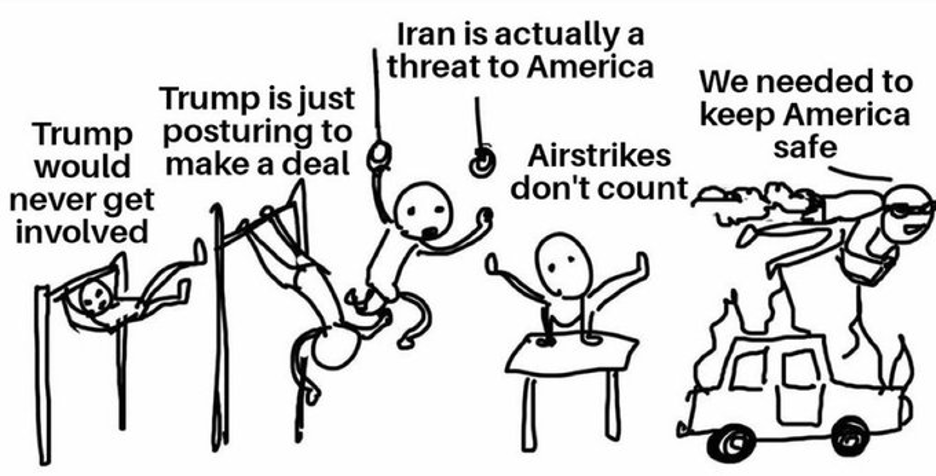 comic trump iran
