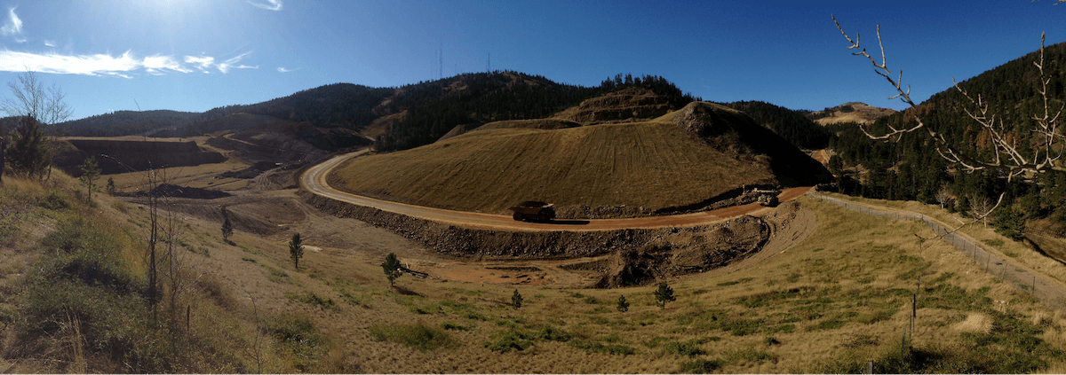 open-pit mine