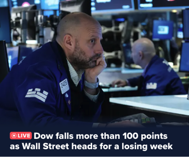 Dow falls