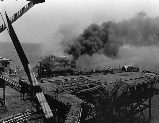 Iranian Sassan Oil Platform