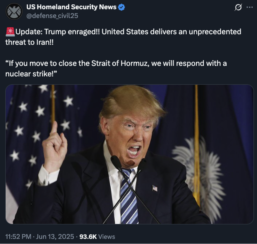 Homeland Tweet