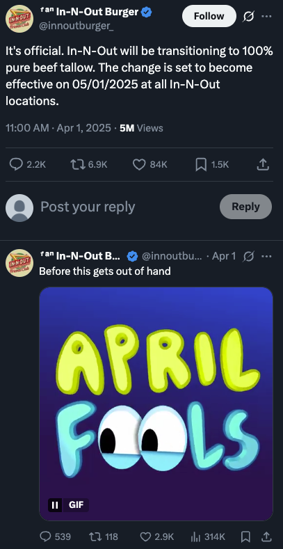 in-n-out fake tweet