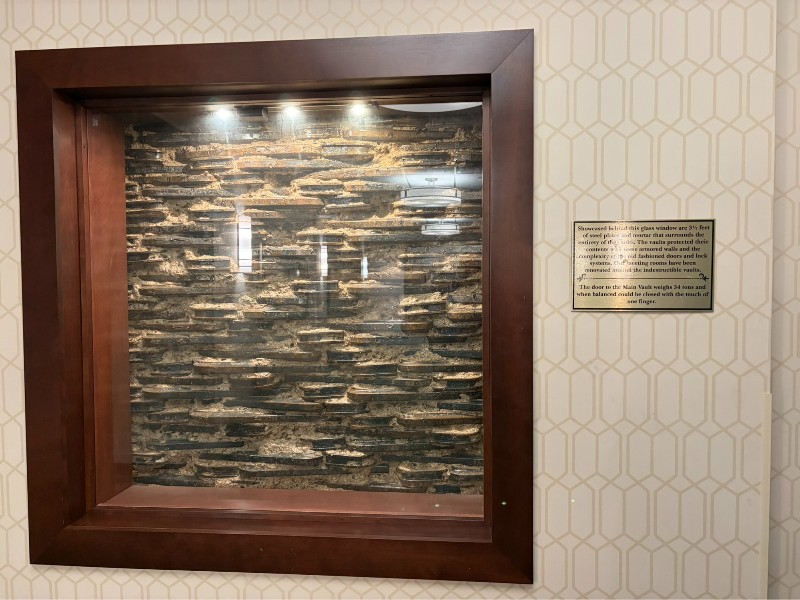 View of original vault