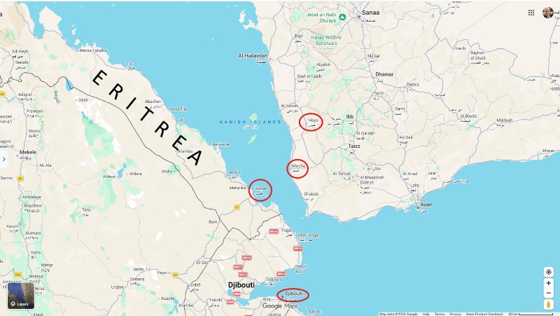 Google Maps Eritrea