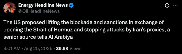 Energy Headline News Tweet