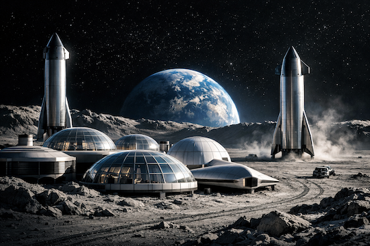 Musk All-In on "Self-Growing" Lunar City