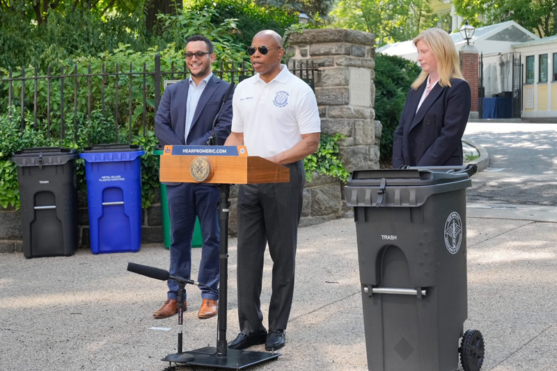 NYC Mayor with Bins