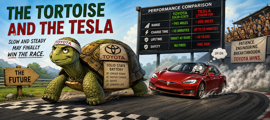 The Tortoise and the Tesla