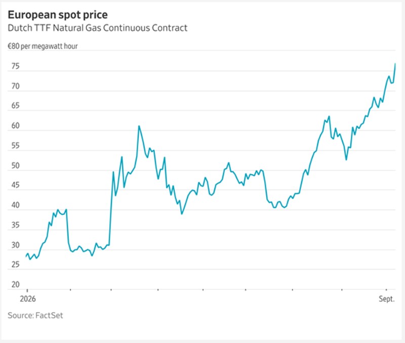European spot price