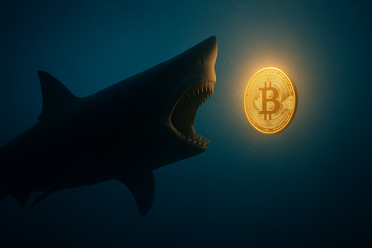 A Very Bitcoin Shark Feast
