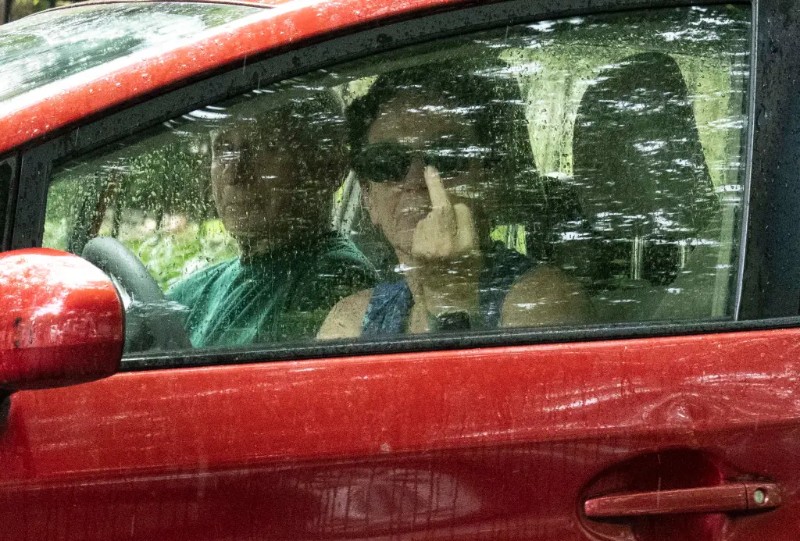 Fauci in car