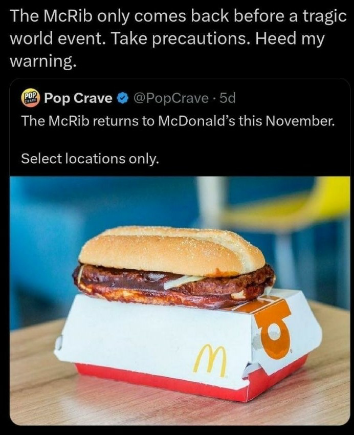 McRib Tweet