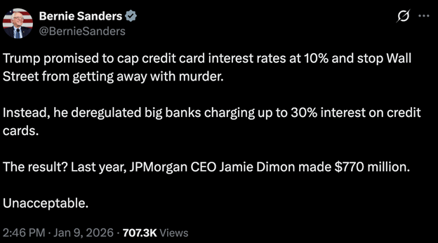 Bernie Sanders tweet