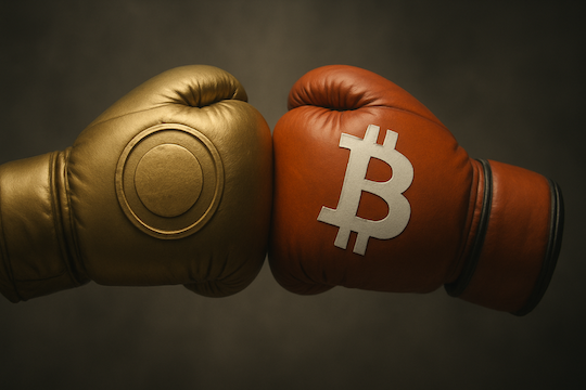 Bitcoin vs. Gold: Rematch of the Decade