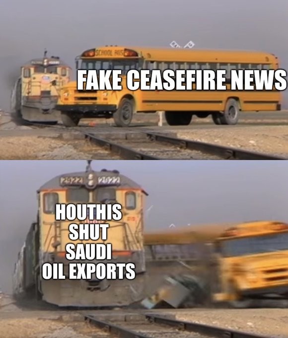 Fake Cease fire news MEME