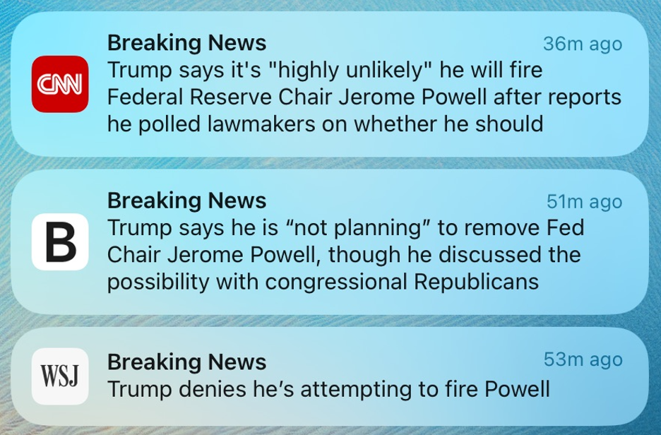 breaking news