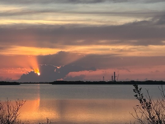 Beautiful Morning view of Kennedy Space Center