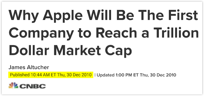 CNBC headline