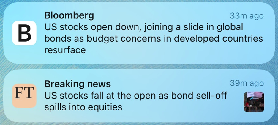 bloomberg and FT