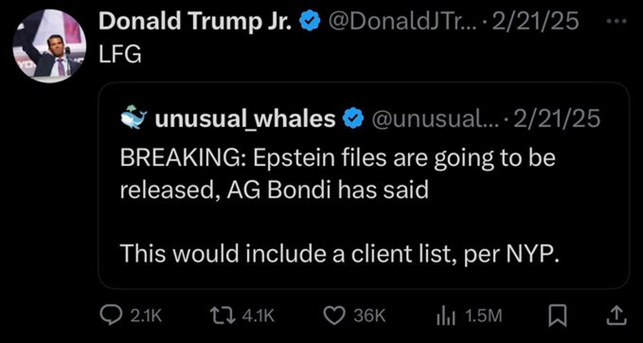 trump tweet