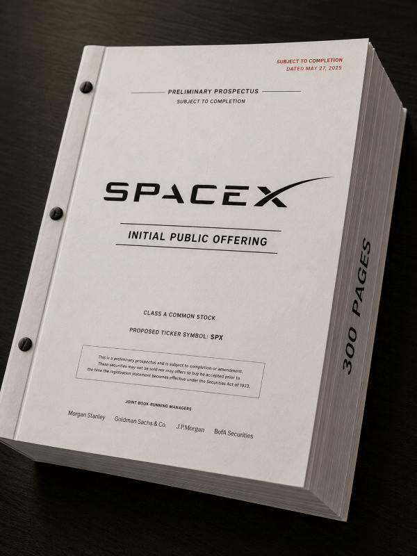 "S-1 Secrets" From SpaceX's 300pg Filing