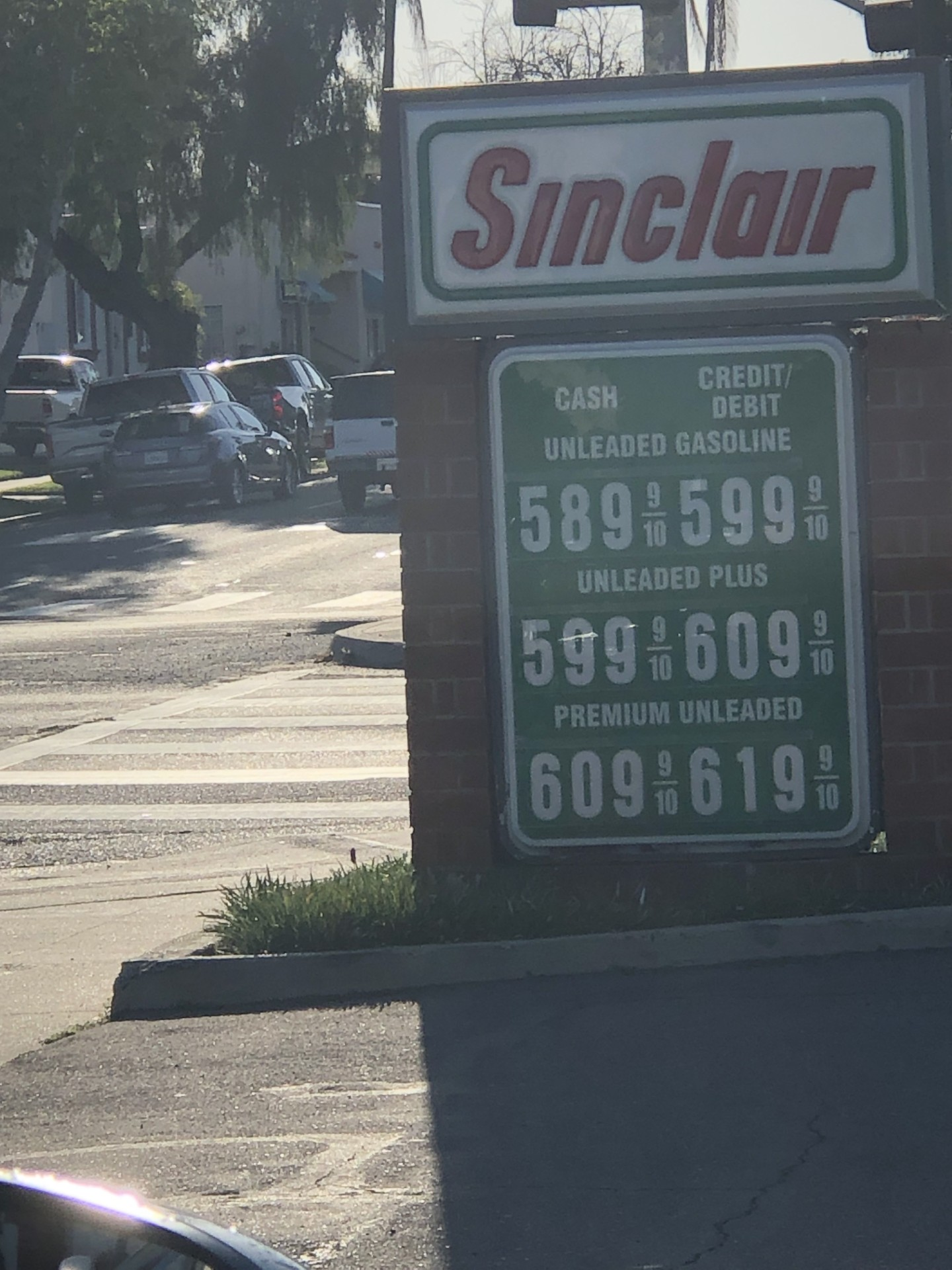 Sinclair Gasoline Prices