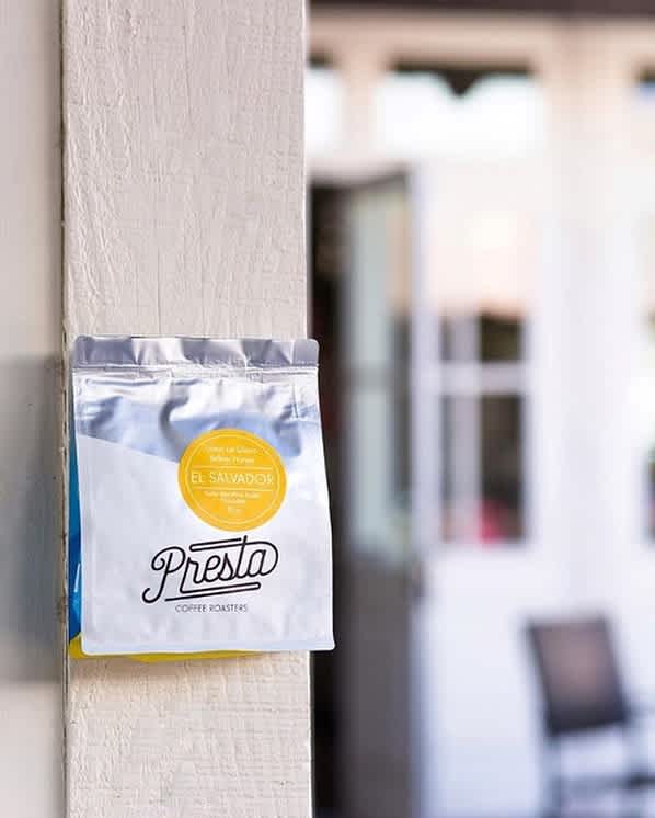 Making beautiful coffee in Tucson, AZ @prestacoffee #prestacoffee #specialtycoffeeroaster #coffeepackaging #customcoffeebags 📷: @prestacoffee