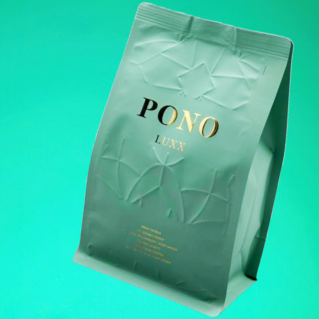 PONO Luxx: Embossing on Coffee Packaging thumbnail