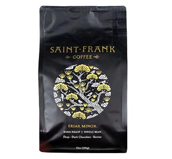 Saint Frank Coffee Bag Printed by Savor Brands