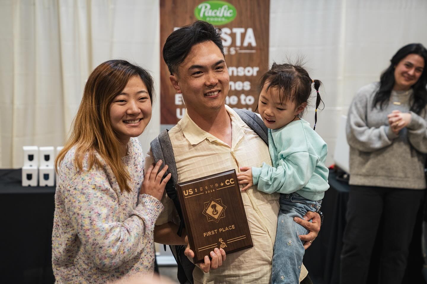 Winner of the 2024 US Barista Championship: Frank La (Owner of Be Bright Coffee)
