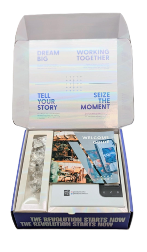 Savor Live Holographic Mailer Box.