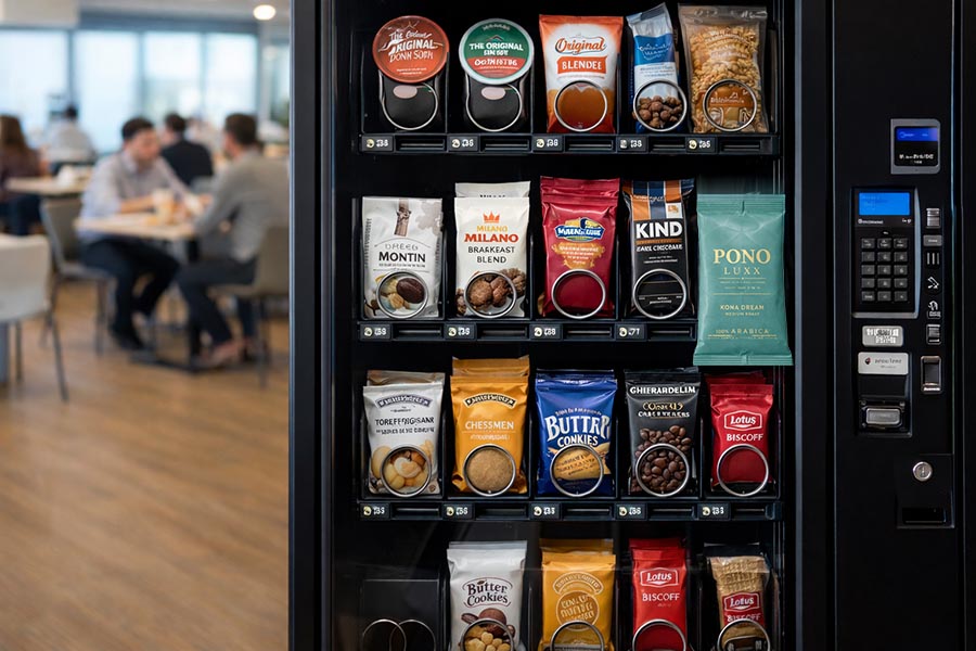 Empaques para café monodosis y snacks de oficina thumbnail