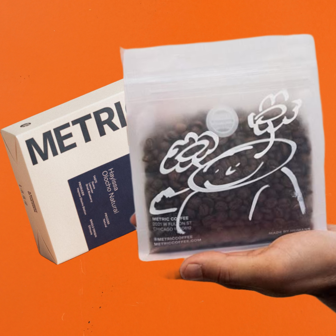 Custom Box and Clear Transparent Coffee Bag Packaging for Coffee Beans and Cafes