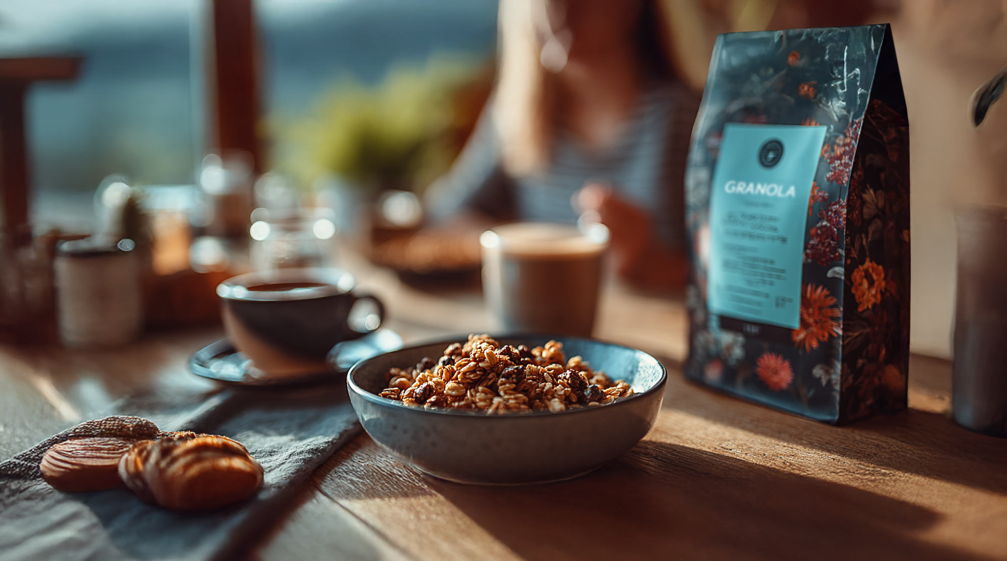 Breakfast Friends ~ Coffee, Granola, and Cereal Packaging thumbnail