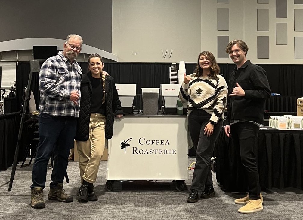 The Savor Brands Team with our friend and partner: Darin Kaihoi, co-owner of Coffea Roasterie (SD)
