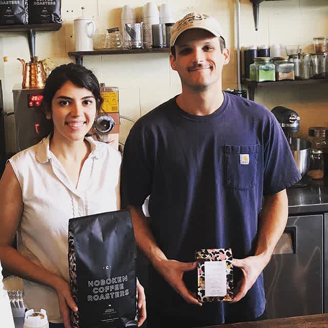Kyrra and Kory @hobokencoffee in #GuthrieOK Perfectly roasted and packaged #specialtycoffee #qualityinsideout #coffeepackaging #customcoffeebags #coffeepackagingprinting
