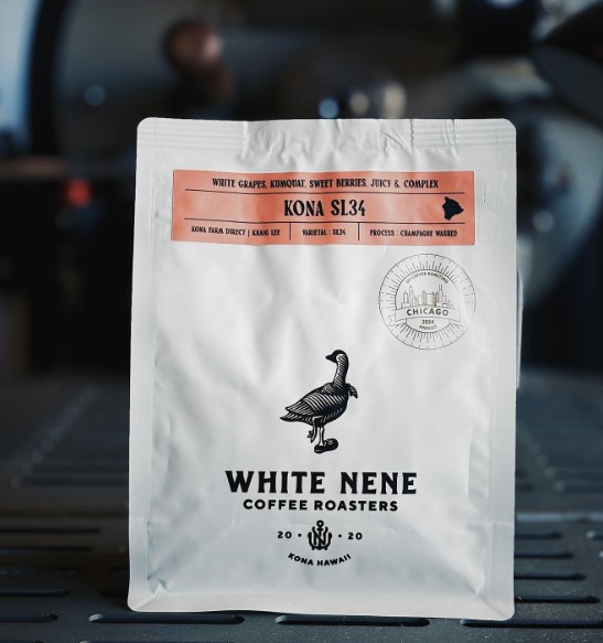 white Nene Coffee Roasters