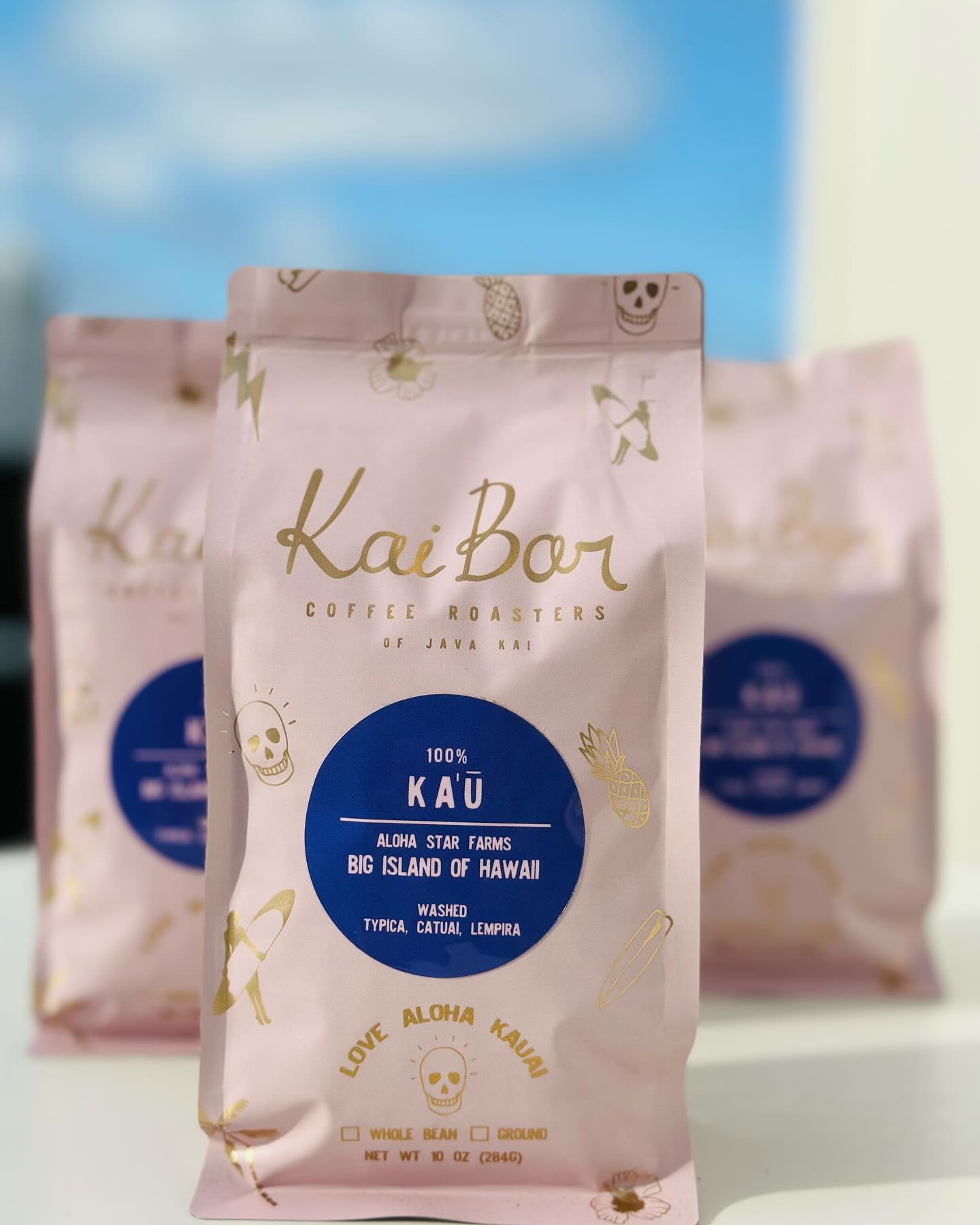 Java Kai Kauai coffee bag.