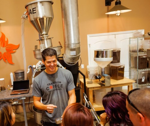 Brian Burik, Owner and Founder of Tradition Coffee Roasters.