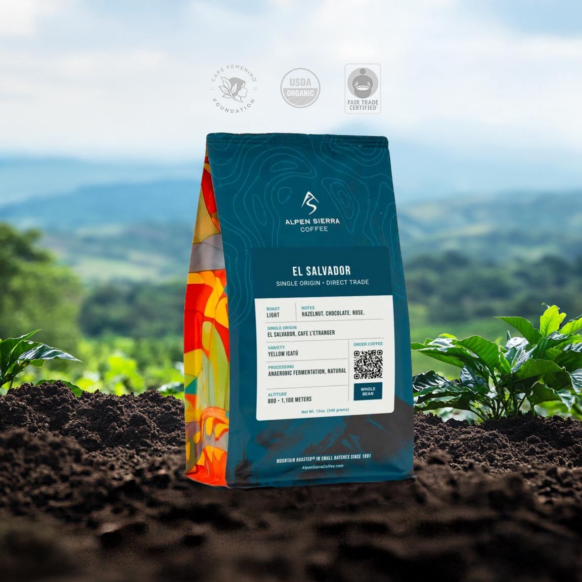 Alpen Sierra Coffee Bag: El Salvador Cafe L'Etranger Microlot