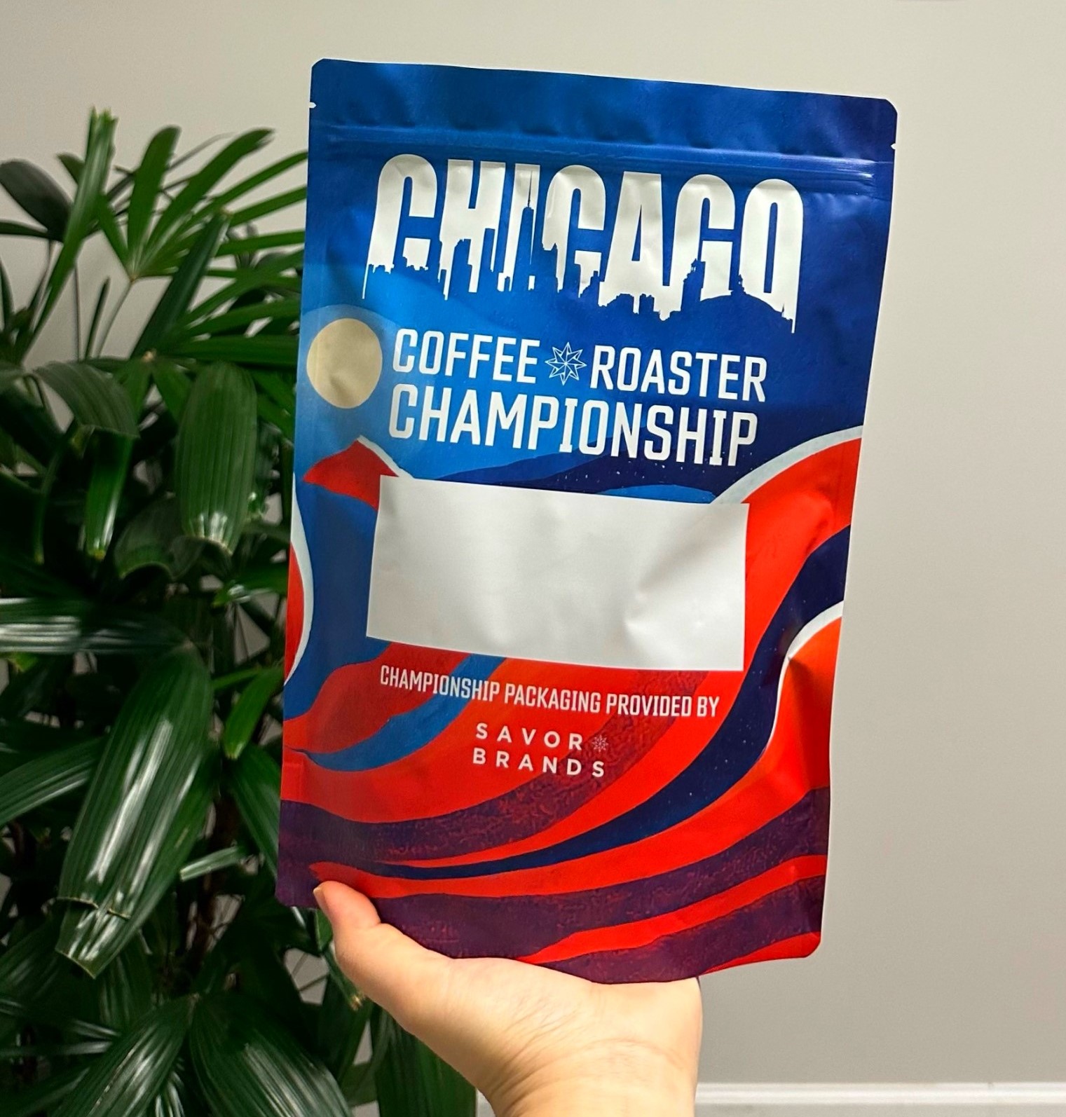 Savor Brands' 2024 US Coffee Roasting Championship bag.