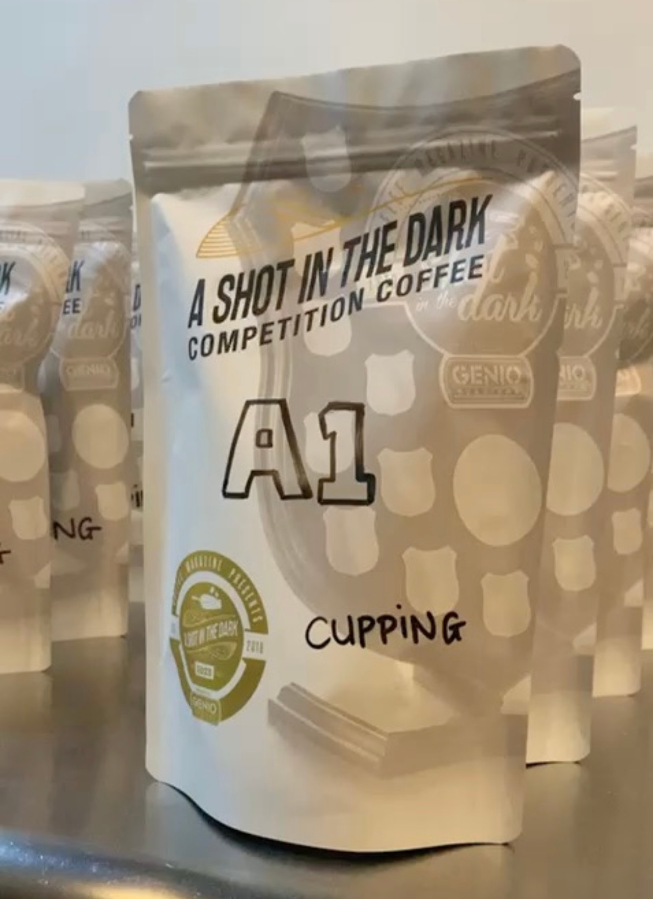 A Shot in the Dark Coffee Competition Bags