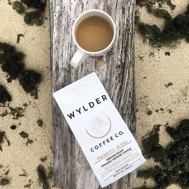 Organic probiotic #coffee made with love, 3 generations of wisdom and heat-resistant extremophile #probiotics @wyldercoffeeco #qualityinsideout #specialtycoffee #packaging #greatbrandsgreatpackage #regram 📷: @wyldercoffeeco