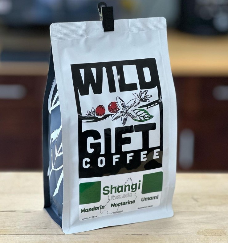 Wild Gift Coffee 12oz bag.